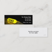 タクシーの名刺 スキニー名刺 (正面/裏面)