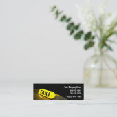 タクシーの名刺 スキニー名刺 (スタンド正面)