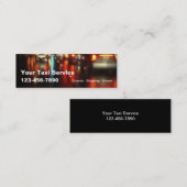 タクシーの名刺 スキニー名刺 (正面/裏面)