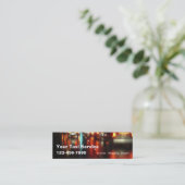 タクシーの名刺 スキニー名刺 (スタンド正面)