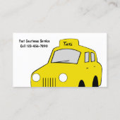 タクシーの名刺 名刺 (裏面)