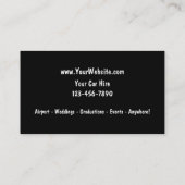 タクシーの名刺 名刺 (裏面)