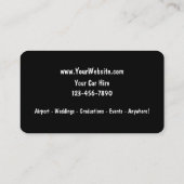 タクシーの名刺 名刺 (裏面)