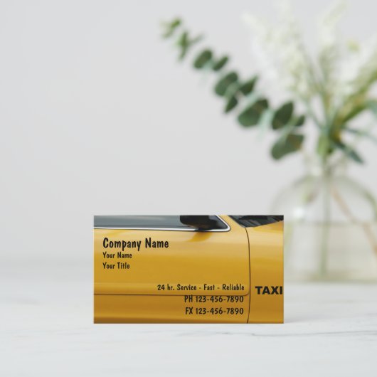 タクシーの名刺 名刺 (スタンド正面)