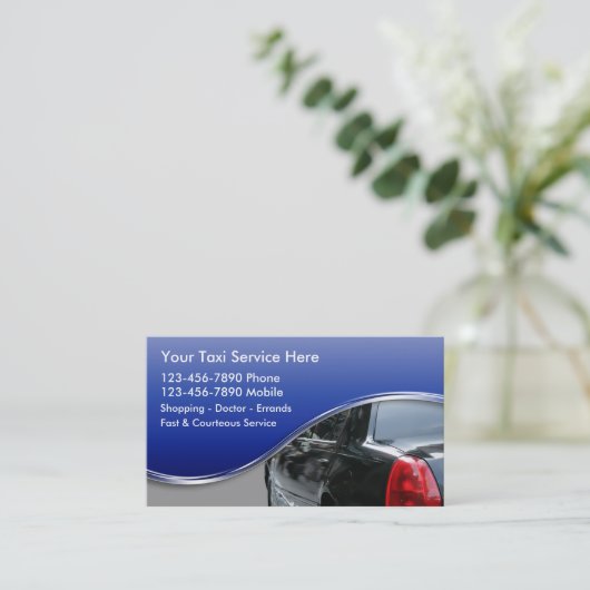 タクシーの名刺 名刺 (スタンド正面)