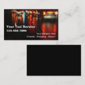 タクシーの名刺 名刺 (正面/裏面)
