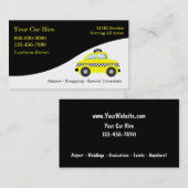 タクシーの名刺 名刺 (正面/裏面)