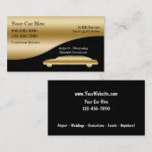 タクシーの名刺 名刺 (正面/裏面)