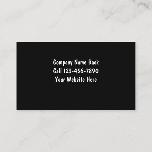 タクシーの名刺 名刺 (裏面)