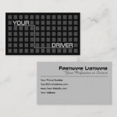 タクシーの運転手かタクシーの運転手か 名刺 (正面/裏面)