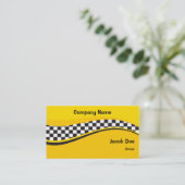 タクシーの運転者の名刺 名刺 (スタンド正面)