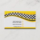 タクシーの運転者の名刺 名刺 (裏面)