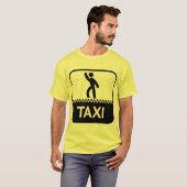タクシーのTシャツ Tシャツ (正面フル)