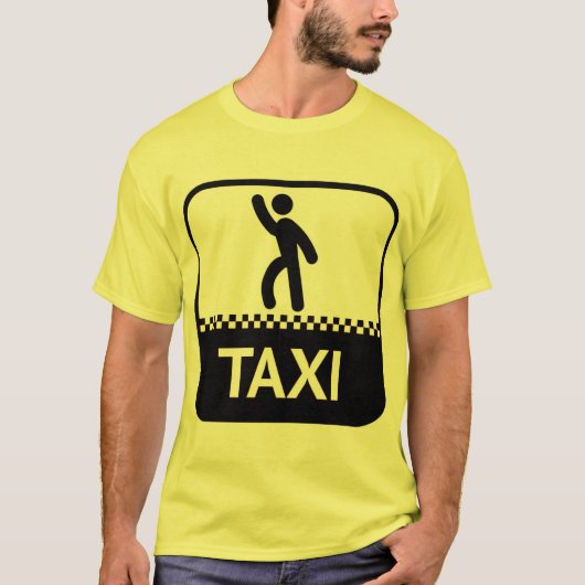 タクシーのTシャツ Tシャツ (正面)