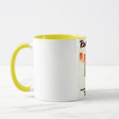 タクシーを借りろ!NYCイエローキャブポスター マグカップ (左)