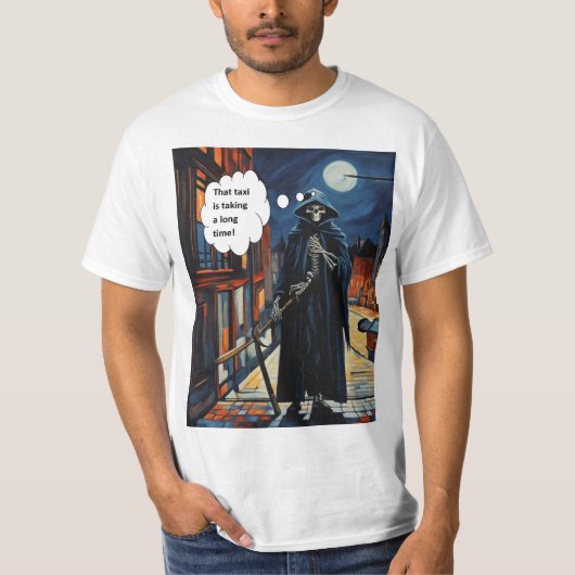 タクシーを待つ時間 Tシャツ (正面)