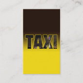 タクシーエレガント運転手のタクシー乗り場 名刺 (正面)
