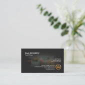 タクシーキャブダッシュボードビューナイトタイムキャブサービス 名刺 (スタンド正面)