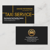 タクシーサービス用矢印信号指定運転者  名刺 (正面/裏面)