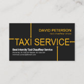 タクシーサービス用矢印信号指定運転者  名刺 (正面)