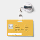 タクシーサービス バッジ (伸縮クリップ付きの裏面)