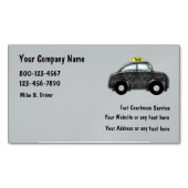 タクシーサービス マグネット名刺 (正面)