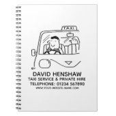 タクシーサービス&個人採用ノート ノートブック (正面)