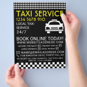 タクシーステーション、タクシータクシー会社、価格表 チラシ (手)