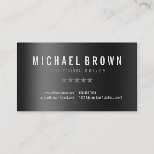 タクシータクシータクシーLux車の運転機移動オンライン賃貸料 名刺 (裏面)