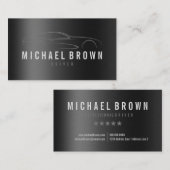 タクシータクシータクシーLux車の運転機移動オンライン賃貸料 名刺 (正面/裏面)