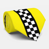 タクシーチェックストライプパターン ネクタイ (ロール)