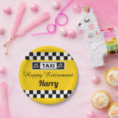 タクシードライバー勤務外退職パーティー ペーパープレート (パーティー)