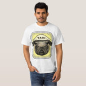 タクシーパグ Tシャツ (正面フル)