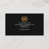 タクシービーコきらめくンライト《写真》ぼけ味タクシーサービス 名刺 (裏面)