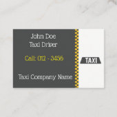 タクシーベースの名刺 名刺 (裏面)