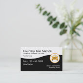 タクシーモダンの運行 名刺 (スタンド正面)