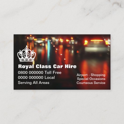 タクシー名刺 名刺 (正面)