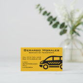 タクシー名刺 名刺 (スタンド正面)