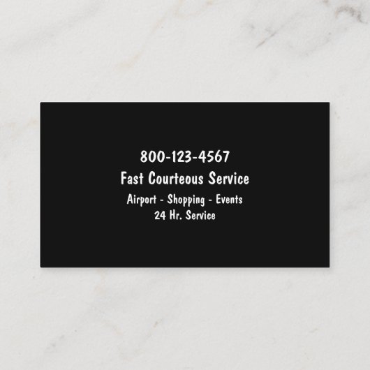 タクシー名刺（新規） 名刺 (裏面)