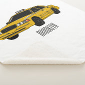 タクシー漫画イラストレーション シェルパブランケット (3/4)