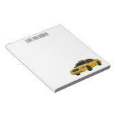 タクシー漫画イラストレーション ノートパッド (アングル)