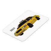 タクシー漫画イラストレーション マグネット (左側)