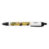 タクシー漫画イラストレーション 黒ボールペン (ボトム)