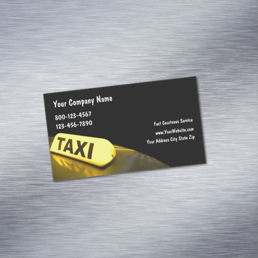 タクシー用電磁石 マグネット名刺 (インサイチュ)