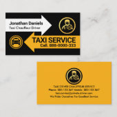 タクシー矢印ルートカードライバー 名刺 (正面/裏面)