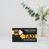 タクシー矢印ルートCABドライバ 名刺 (スタンド正面)