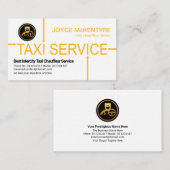 タクシー矢印経路指定運転者 名刺 (正面/裏面)