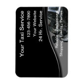 タクシー磁気名刺 マグネット (縦)