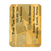 タクシー磁気名刺 マグネット (縦)