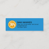 タクシー透明ガラス効果看板タクシー運転手 スキニー名刺 (裏面)